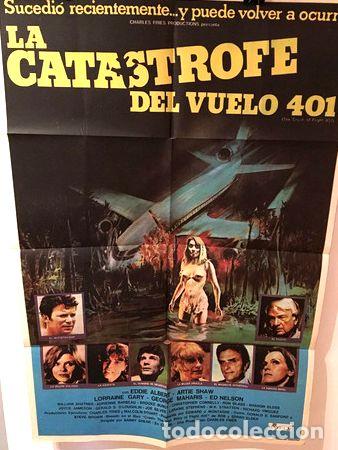 Kino: afiche de cine original la catastrofe del vuelo 401