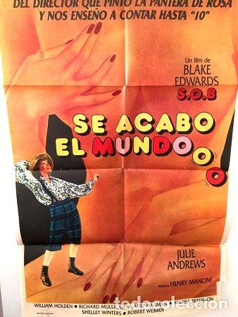 Kino: afiche de cine julie andrews se acabo el mundooo
