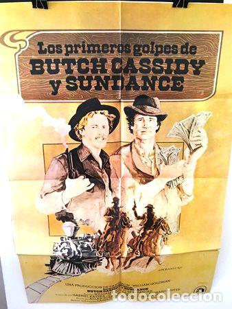 Kino: afiche de cine los primeros golpes de butch cassidy y sund