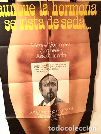Kino: afiche de cine original aunque la hormona se vista de seda