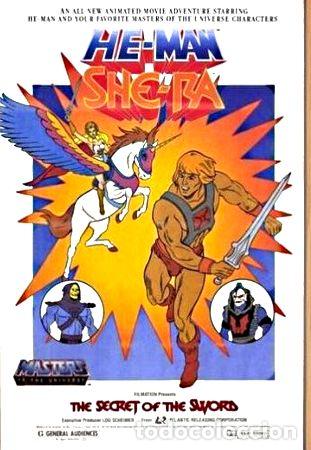 Kino: he man y she ra el secreto de la espada 1985