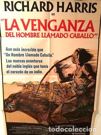 Kino: afiche de cine la venganza del hombre llamado caballo