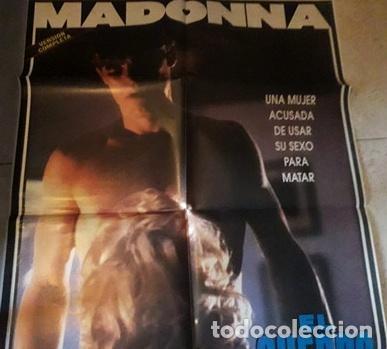 Kino: afiche madonna en el cuerpo del delito original 1993 c23