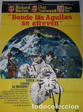 Kino: donde las aguilas se atreven afiche rburton ceastwood j37