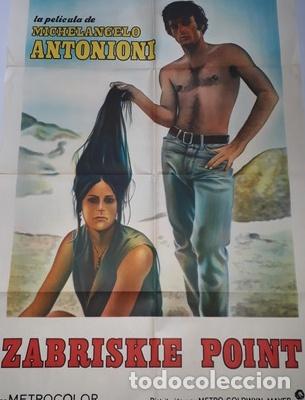 Kino: zabriskie point afiche cine michelangelo antonioni j49