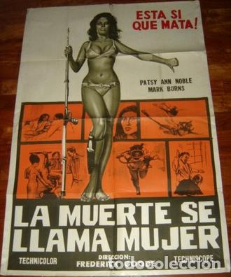 Kino: afiche de cine la muerte se llama mujer trisha noble burns