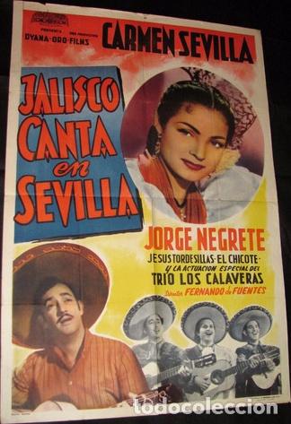 Kino: afiche antiguo con carmen sevilla