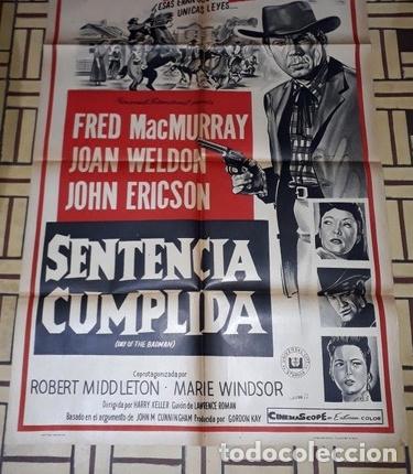 Kino: sentencia cumplida afiche fred macmurray jweldon f6