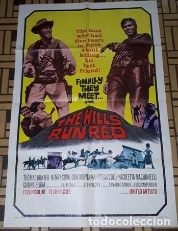 Kino: the hills run red afiche thunter hsilva dduryea g37