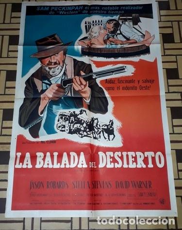 Kino: la balada del desierto afiche sam peckinpah jrobards f13