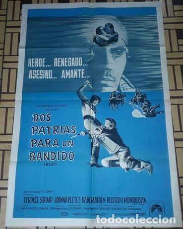 Kino: dos patrias para un bandido afiche ricardo montalban g38