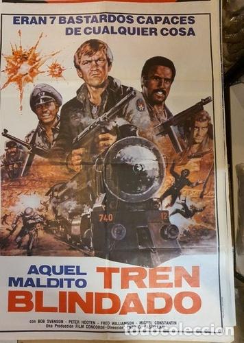 Kino: afiche de cine original 2141 aquel maldito tren blindado