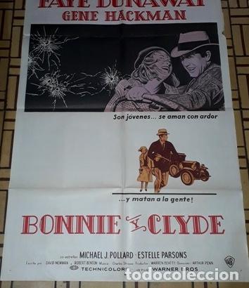 Kino: bonnie y clyde afiche warren beatty fdunaway f23