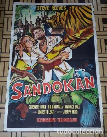 Kino: sandokan afiche steve reeves ggrad rbattaglia mpoli f4