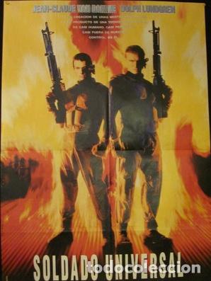 Kino: afiche jean claude van damme soldado universal 1992