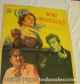 Cine: afiche antiguo con nini marschall - Foto 1