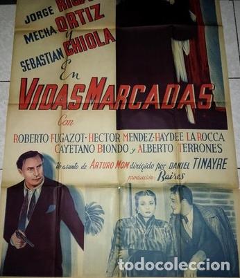 Kino: vidas marcadas afiche cine original