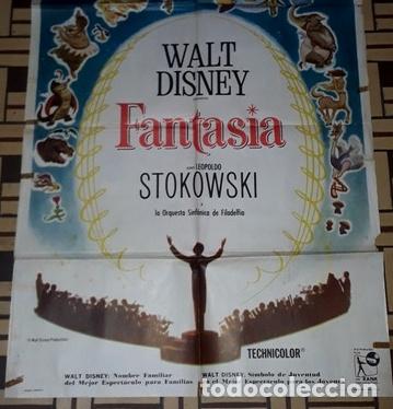Kino: fantasia afiche walt disney leopoldo stokowski f12