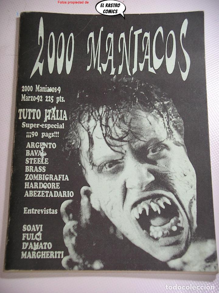 Cinema: 2000 Man&iacute;acos n&ordm; 9, ed. Manuel Valencia, original, cine freak bizarro terror, 2.000, B2