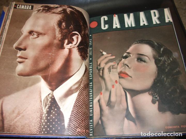 Cine: 1941-1943 REVISTA CAMARA CINEMATOGRÁFICA ESPAÑOLA Nº 1 Y MAS - ENCUADERNADO 9 NUMEROS RADIOCINEMA 87 - Foto 3 - 292079563