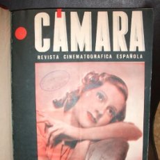 Cine: 1941-1942 CINE REVISTA CAMARA CINEMATOGRÁFICA ESPAÑOLA - ENCUADERNADO 8 NUMEROS. Lote 292080033