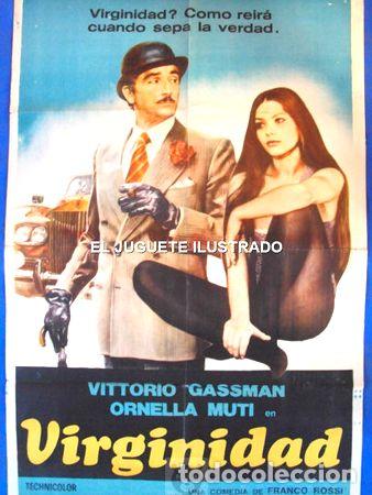 Kino: virginidad franco rossi vittorio gassman afiche cine italia