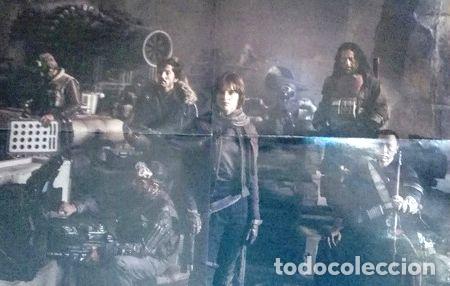 Kino: rogue one orange black poster doble