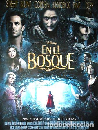 Kino: poster de la pelicula en el bosque meryl streep depp