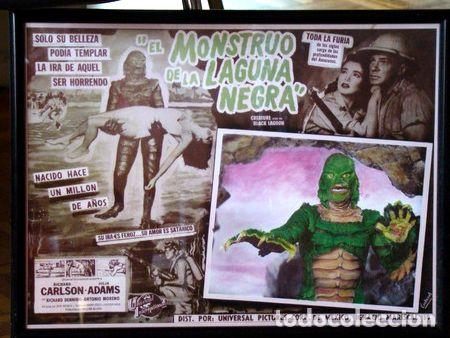 Kino: poster pelicula terror retro vintage enmarcada