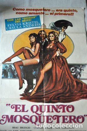 Kino: afiche quinto mosquetero sylvia kystel u andress 1979 cine
