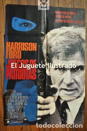 Kino: juego de patriotas harrison ford tom clancy afiche cine 1992