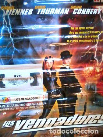 Kino: los vengadores poster de video 1998 avh