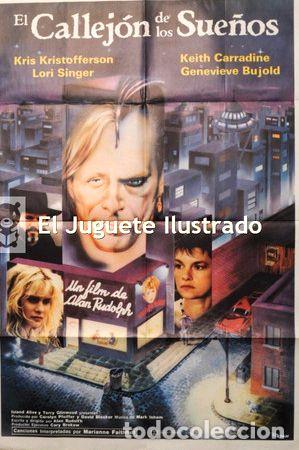Kino: el callejon de los suenos 1985 rudolph carradine afiche cine