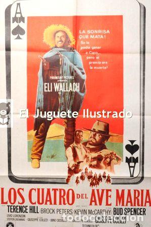 Kino: cuatro ave maria walter hill westrern spaghetti afiche cine