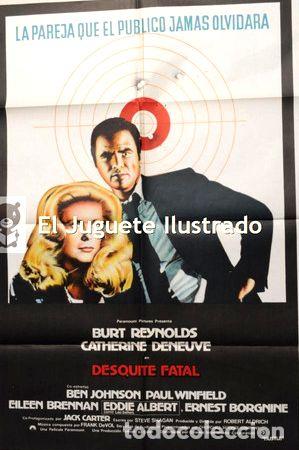 Kino: desquite fatal denueve burt reynolds 1975 afiche cine antigo