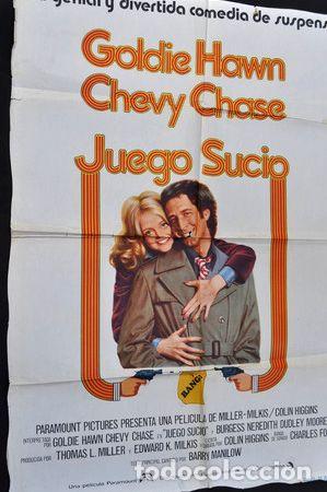 Kino: juego sucio afiche cine 1978 goldie hawn chevy chase