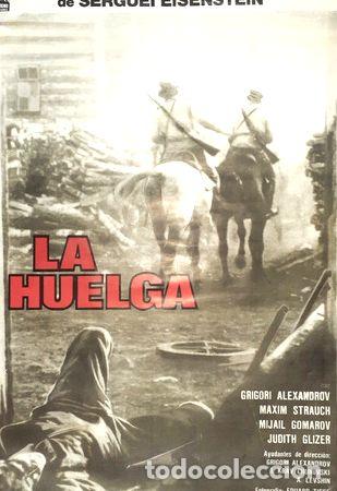 Kino: poster de la pelicula la huelga 110cm x75cm