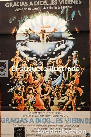 Kino: gracias dios viernes 1978 afiche cine motown donna summer