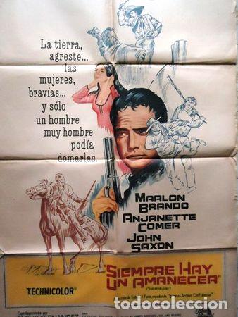 Kino: poster de la pelicula siempre hay un amanecer m brando
