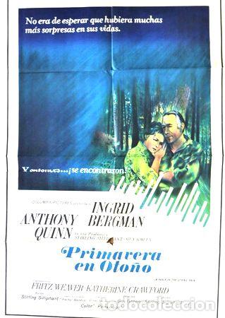 Kino: primavera otono ingrid bergman silliphant quinn afiche cine