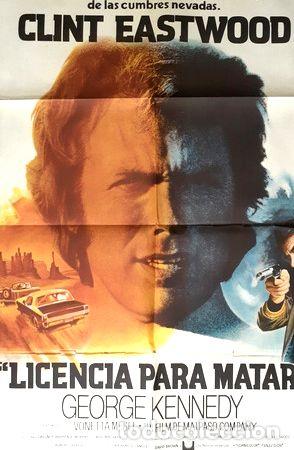 Kino: poster de la pelicula licencia para matar 70cm x 110cm