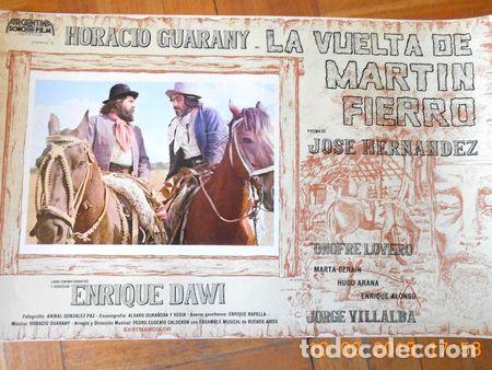 Kino: afiche pelicula la vuelta de martin fierro 1974 modelo 4