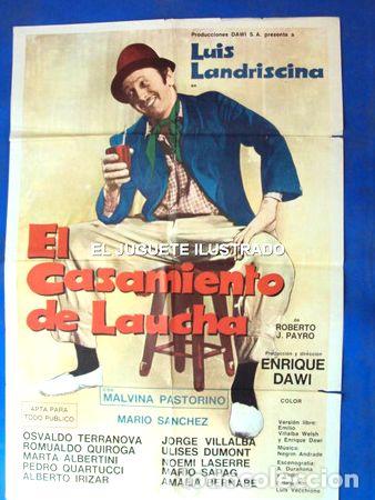 Kino: casamiento laucha landriscina afiche cine antiguo arg