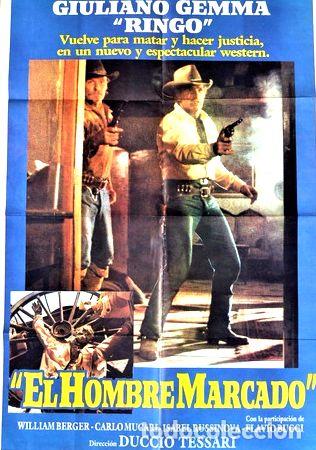 Kino: hombre marcado afiche cine berger gemma western