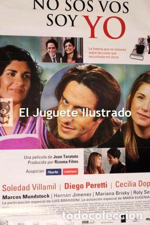 Kino: poster cine no sos vos soy yo 100 x 70 argentino peretti