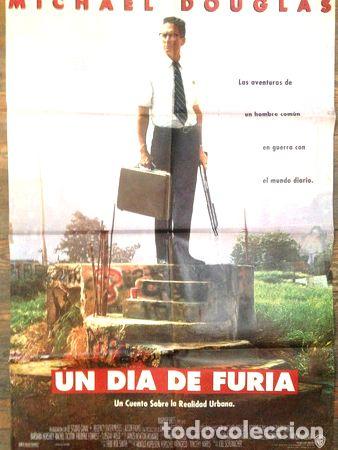 Kino: michael douglas dia furia afiche cine drama policial 1993