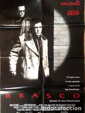 Kino: brasco al pacino johny depp afiche cine drama policial 1997