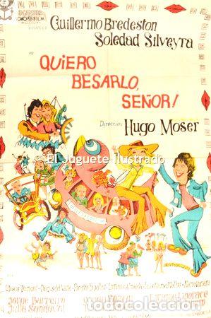 Kino: quiero besarlo senor gran afiche cine bredeston silveyra
