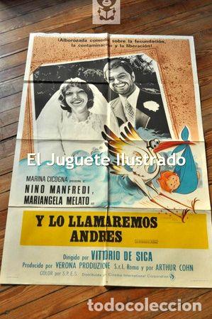 Kino: y lo llamaremos andres v de sica nino manfredi afiche cine