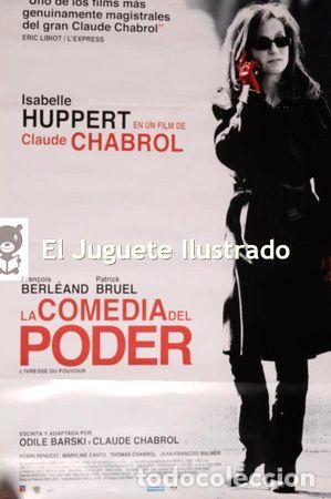 Kino: la comedia del poder chabrol huppert 100 x 70 afiche cine